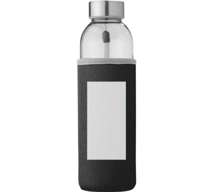 Glass bottle (500 ml) with neoprene sleeve
